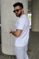 T-Shirt męski BG Origami | biały