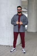 Koszula męska BG Coat | grafit