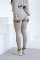 Legginsy damskie BG Goddess | beż melanż