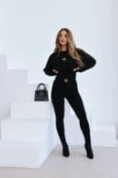 Legginsy damskie BG Goddess | czarny