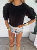 Sweter SENSES – czarny