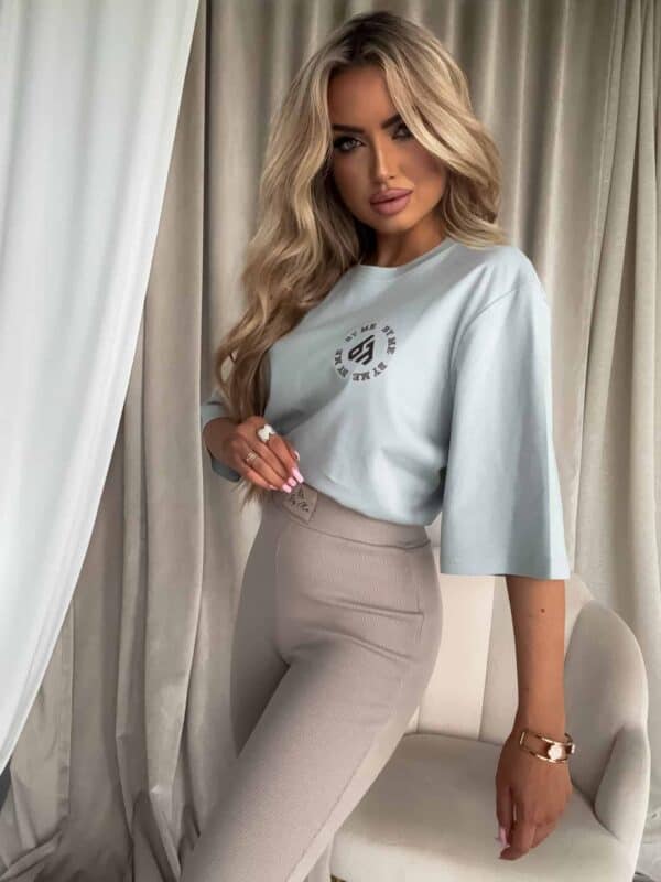 T-SHIRT PREMIUM - szałwiowy