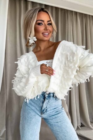 Sweter LIZZY – ecru