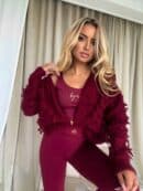 Sweter LIZZY – bordowy