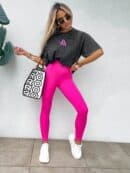 Dekatyzowany t-shirt MONETTE - czarny Dekatyzowany t-shirt MONETTE - czarny