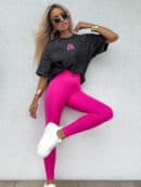 Dekatyzowany t-shirt MONETTE - czarny Dekatyzowany t-shirt MONETTE - czarny