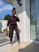 Komplet DELANI LONG – czekoladowy Komplet DELANI LONG – czekoladowy