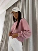 Bluza COTTON - brudny róż