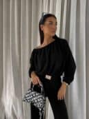 Bluza UNDER baranek  – czarny