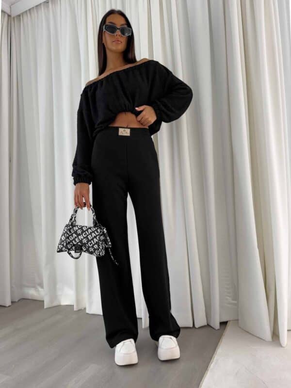 Bluza UNDER baranek  – czarny