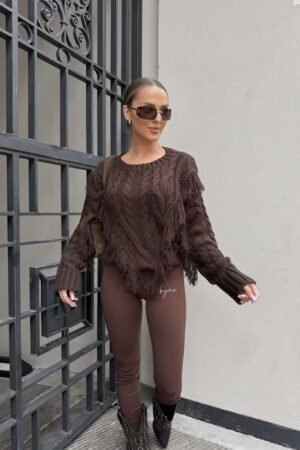 Sweter INDIANA - czekoladowy