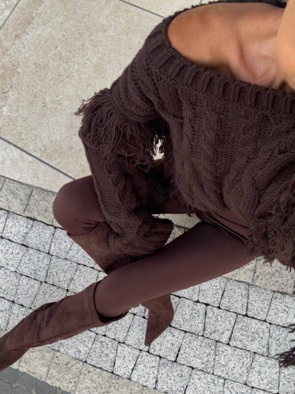Sweter INDIANA - czekoladowy
