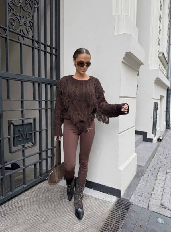 Sweter INDIANA - czekoladowy