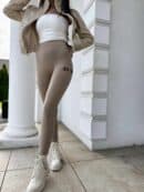 Legginsy WOW - beżowe