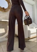 Spodnie LAMIA – czekoladowe