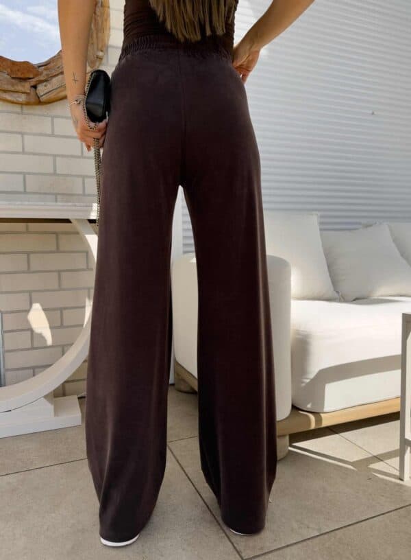 Spodnie LAMIA – czekoladowe