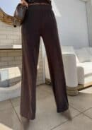 Spodnie LAMIA – czekoladowe