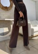 Spodnie LAMIA – czekoladowe