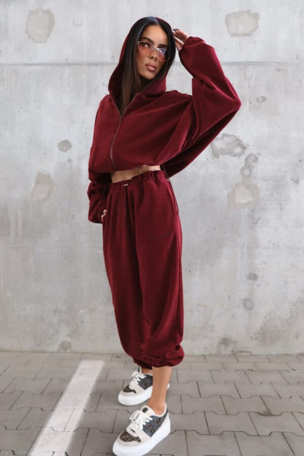 Spodnie THEME bordo