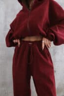 Spodnie THEME bordo
