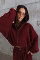 Bluza THEME bordo Bluza THEME bordo