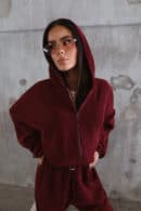 Bluza THEME bordo Bluza THEME bordo