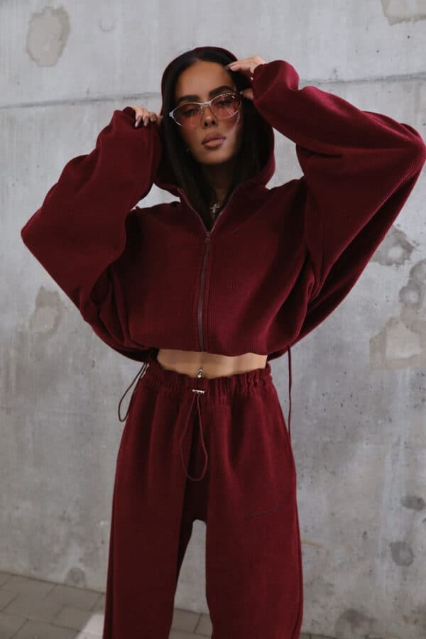 Bluza THEME bordo Bluza THEME bordo