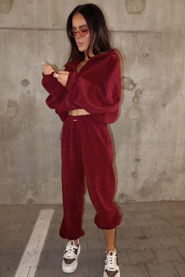 Bluza THEME bordo Bluza THEME bordo
