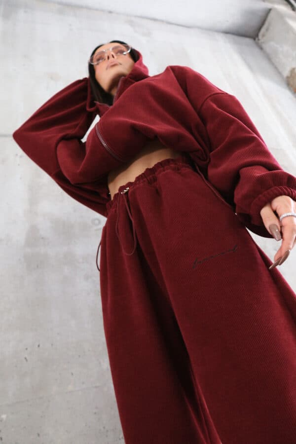 Bluza THEME bordo Bluza THEME bordo