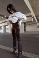 Legginsy VERSION czekolada