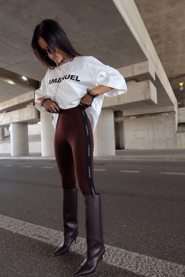 Legginsy VERSION czekolada