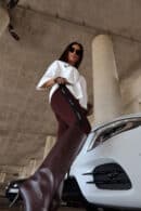 Legginsy VERSION czekolada
