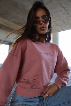 Bluza ABOUT brudny róż