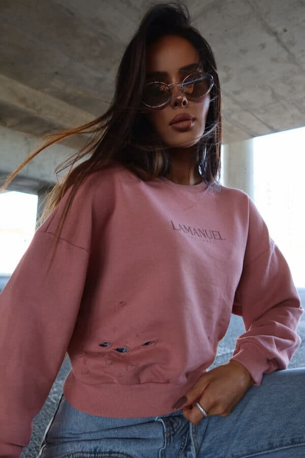 Bluza ABOUT brudny róż Bluza ABOUT brudny róż