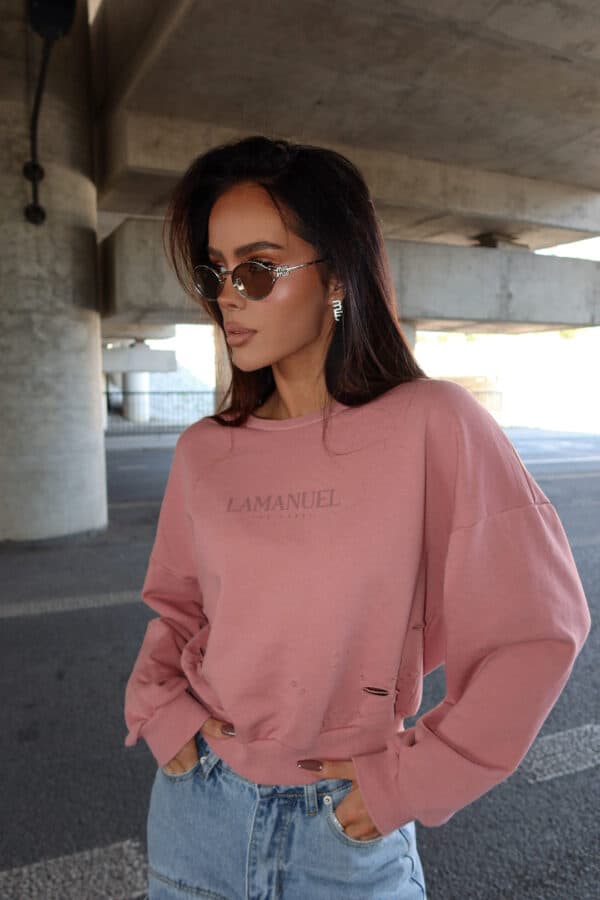 Bluza ABOUT brudny róż Bluza ABOUT brudny róż