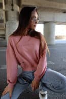 Bluza ABOUT brudny róż Bluza ABOUT brudny róż