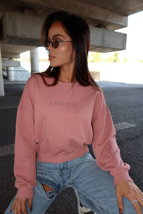 Bluza ABOUT brudny róż Bluza ABOUT brudny róż