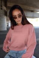 Bluza ABOUT brudny róż Bluza ABOUT brudny róż