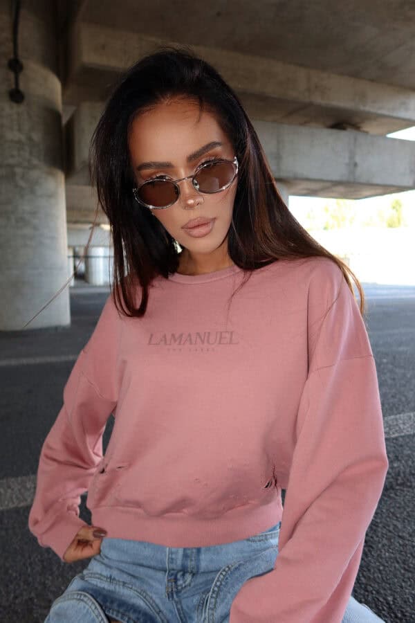 Bluza ABOUT brudny róż Bluza ABOUT brudny róż