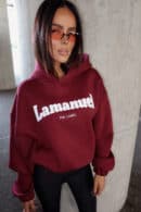 Bluza FLUFFY bordo