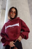 Bluza FLUFFY bordo