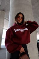 Bluza FLUFFY bordo