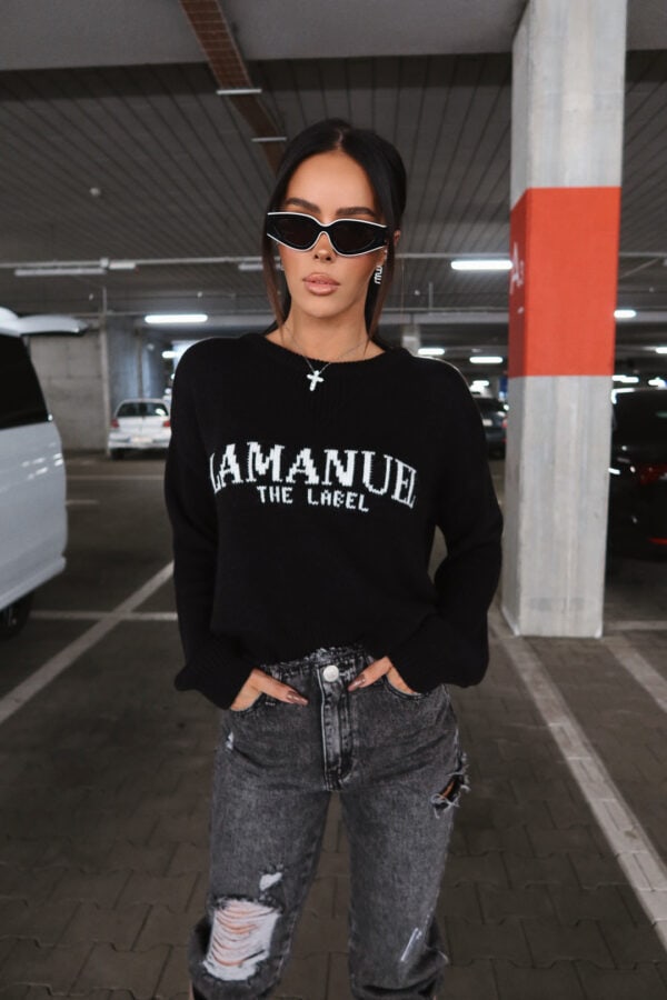 Sweter CRASH czarny Sweter CRASH czarny