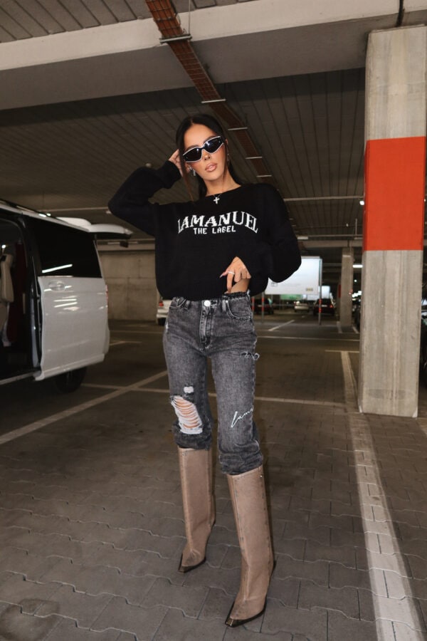 Sweter CRASH czarny Sweter CRASH czarny
