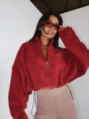 Bluza WARM UP bordo