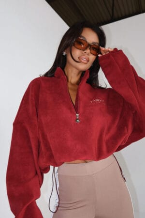 Bluza WARM UP bordo