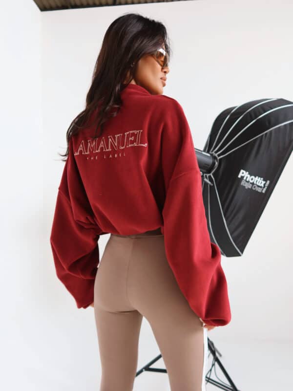 Bluza WARM UP bordo
