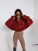 Bluza WARM UP bordo