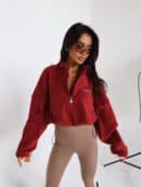 Bluza WARM UP bordo