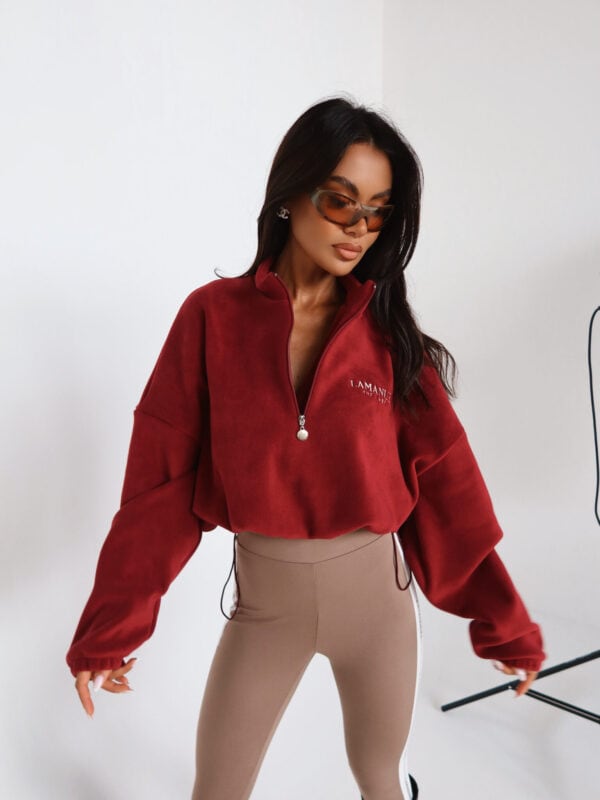 Bluza WARM UP bordo